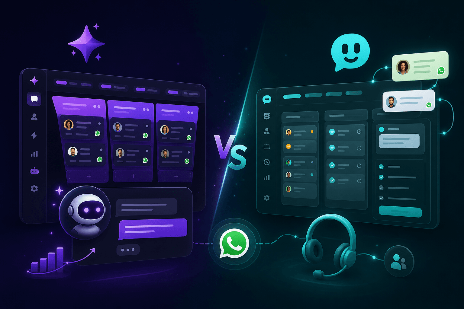Comparativo Spark CRM vs Huggy